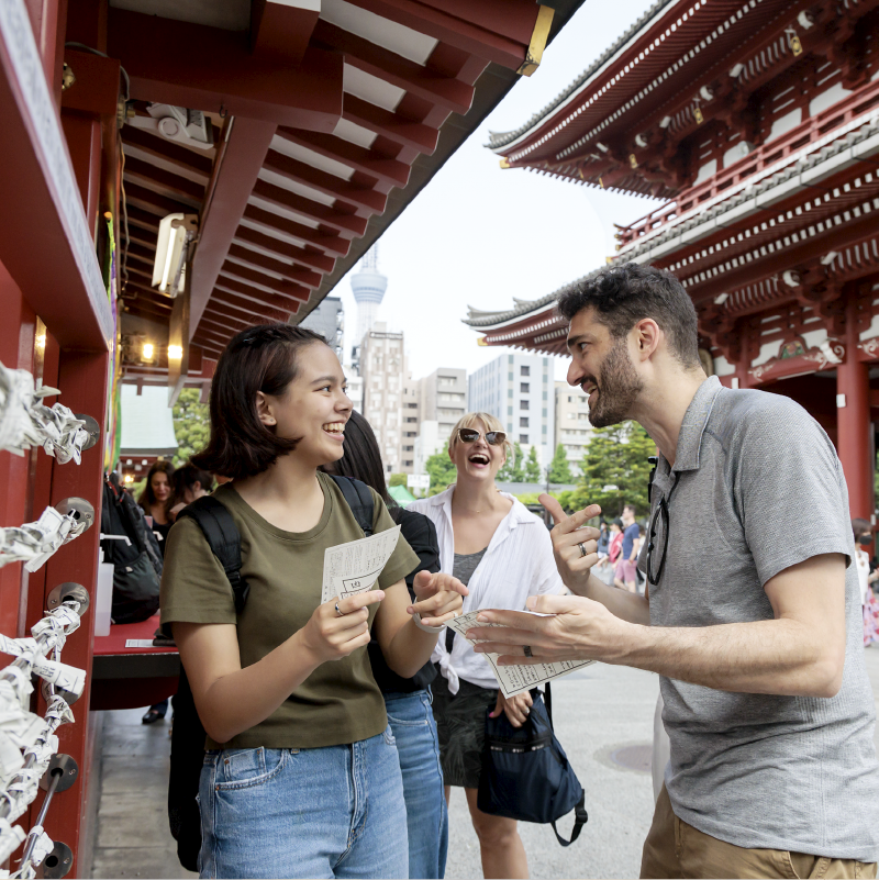 跟随英语导游参加的东京骑行之旅培训