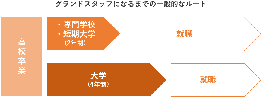 グランドスタッフになるなら専門学校 大学 進路の選び方を解説