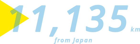 11.135km from Japan